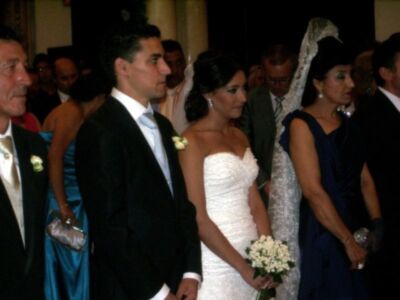 Boda futbolística en Sevilla 