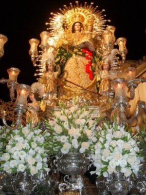 La Patrona de Carrión se trasladó a la Parroquia&#8207;