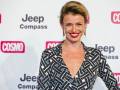 Retrato de mujer sonriente en evento de Cosmopolitan, Jeep y Compass