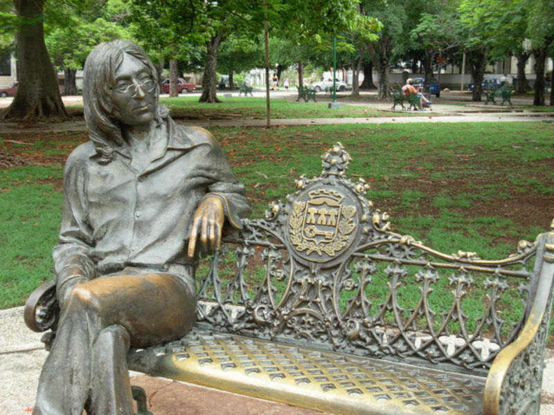El parque de John Lennon es visita obligada para cualquier viajero en La Habana