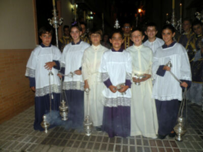 La Fe Mariana de todo un pueblo con su Patrona la virgen de los Dolores de Rinconada (Sevilla)