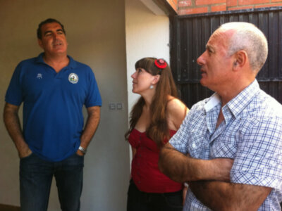 Los ediles de Educación y Servicios Municipales visitan el colegio Divina Pastora(Chipiona) 