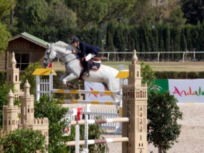 Los Jinetes de Pineda dominan la primera jornada del Campeonato de Andalucía de Saltos
