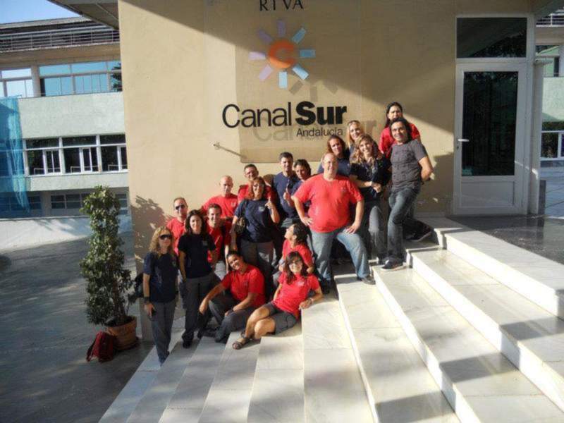 El taller de empleo Comunica de Chipiona visita la Radiotelevisión Andaluza 