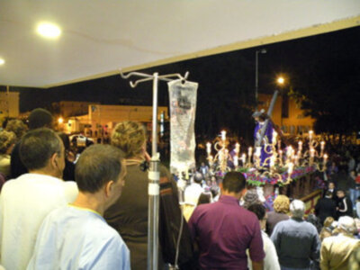 El Nazareno de la Bondad visito el Hospital de la Macarena