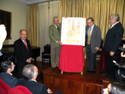 El Ateneo de Sevilla presento el cartel de la cabalgata de Reyes Magos 2012.