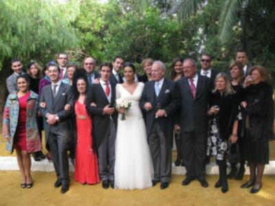 Boda en Sevilla de Alfonso Garcia Almagro y Maria Jesus Gallardo Navarro.