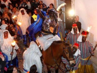 Jesulín de Ubrique, con nueva nariz, despide el año como rey Baltasar