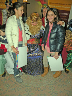 Los Reyes Magos del Belén de la Solidaridad.