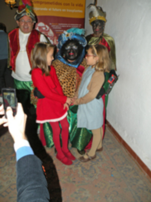 Los Reyes Magos del Belén de la Solidaridad.