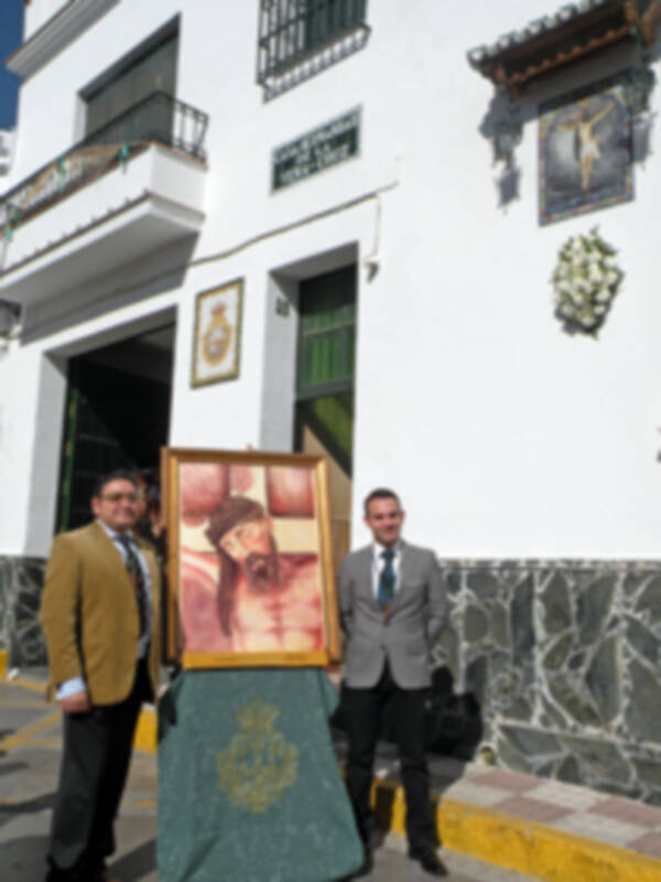 Presentación del tercer cartel de la Tertulia cofrade verde capirote de Alcalá del Río