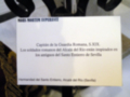 MORS MORTEM SVPERAVIT. Capitán de la Guardia Romana, S.XIX. Los soldados romanos del Alcalá del Río están inspirados en los antiguos del Santo Entierro de Sevilla. Hermandad del Santo Entierro, Alcalá del Río (Sevilla).