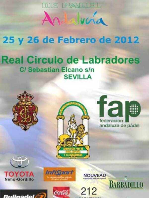 V Copa Andalucía de Pádel 2012, Real Círculo de Labradores, Sevilla.