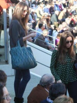 Eva González fue a la plaza a ver torear a su novio Cayetano 