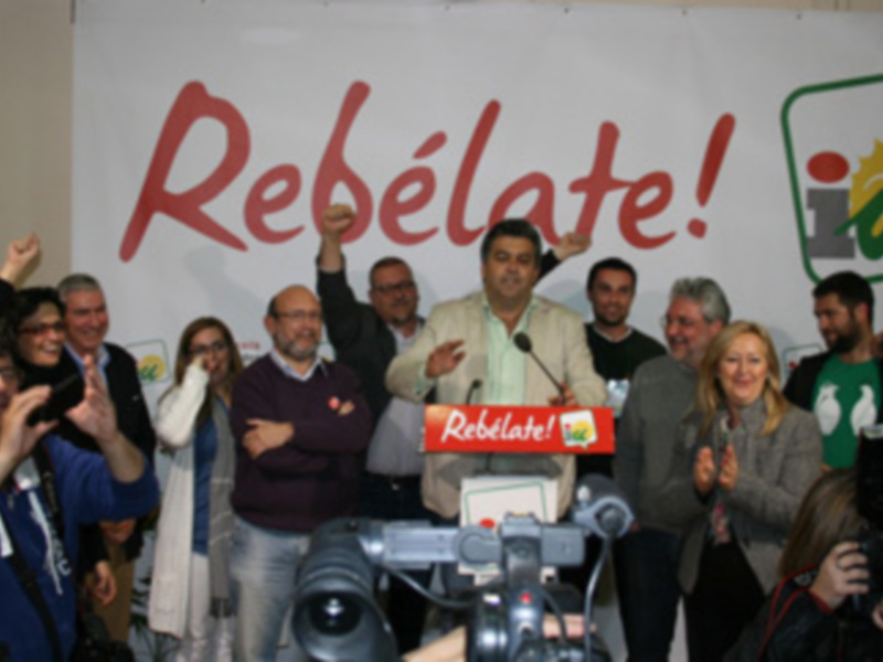 Ignacio García (IU): la gente se ha rebelado donde más les duele, en las urnas(Cádiz)