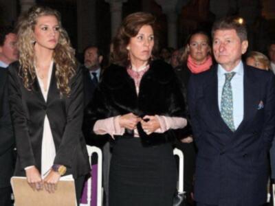 Los duques de Alba asisten al pregón del costalero que dio Rafael Peralta