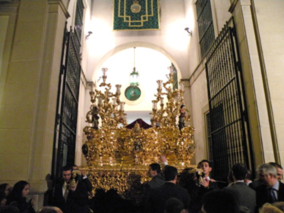 Bendición  del nuevo paso y Vía-crucis del Stmo. Cristo de la Vera-cruz de Alcalá del Rio (Sevilla)
