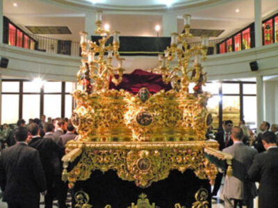 Bendición  del nuevo paso y Vía-crucis del Stmo. Cristo de la Vera-cruz de Alcalá del Rio (Sevilla)