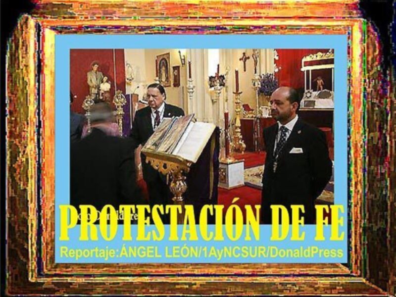 Éxito Rotundo Solemne Quinario en Honor y Gloria de Ntro. Padre Jesús de la Salud y Brillante Función Principal de Instituto con Misa de Comunión General y Protestación de Fe.
