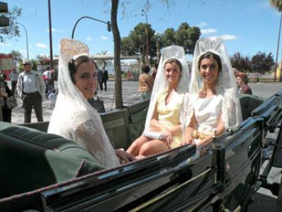 XXVII Exhibición de enganche en la Real Maestranza de Caballería de la feria de Abril.