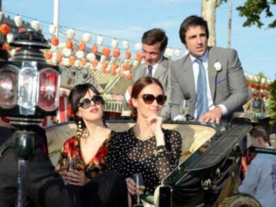 Numerosos personajes conocidos en Feria de Sevilla 2012