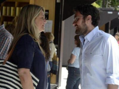 Isabel Sartorius y Maxim Huerta, una divertida pareja en Feria del libro de Sevilla 