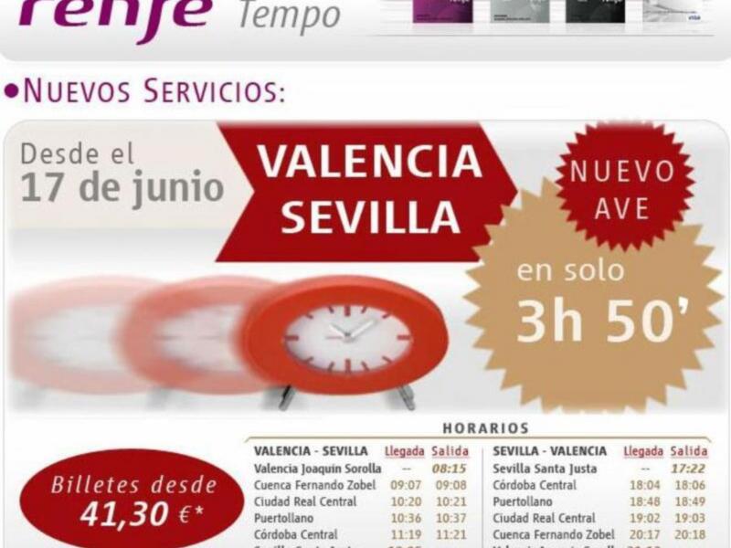 Ahora Andalucía, Levante y Galicia más cerca&#8207;