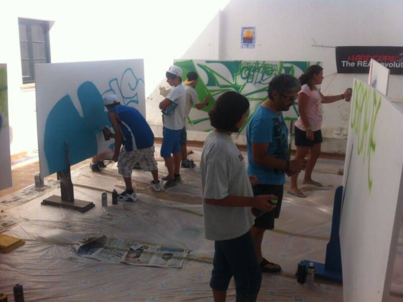 Chipiona sin drogas finaliza con un taller de graffiti y un concierto de DJs