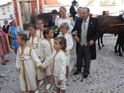 Boda en Jerez de Mercedes Bohorquez Domecq con Bruno Oliver Bultó