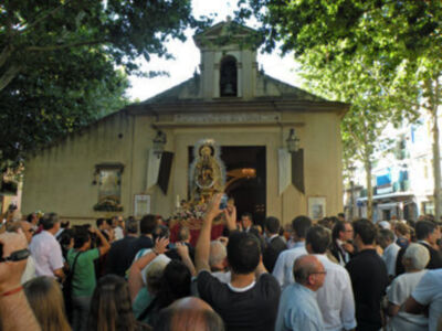 Procesión marinera de la virgen del Carmen de Calatrava.