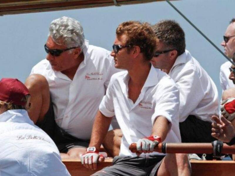 Piere Casiragui, tercer hijo de la Princesa Carolina de Mónaco y miembro de la Tripulación del Tuiga, en "la Semana Clásica de Puerto Sherry"