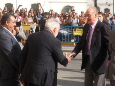 El rey presidio corrida toros en el Puerto de Santa María.