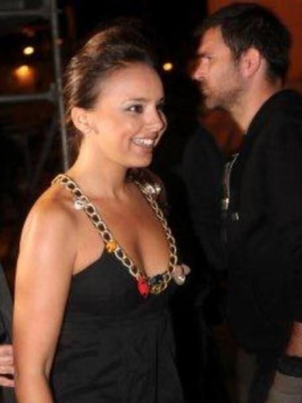 Chenoa con su novio Curi Gallardo, coincide con su ex, David de María
