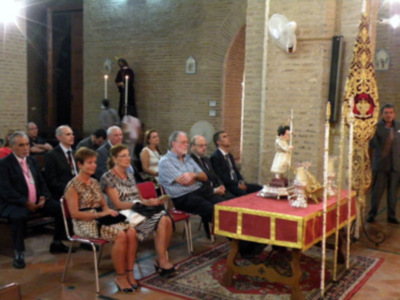 Sevilla. Antonio Melado Prado Pregono el XXVII Canto Poético a la Stma. Virgen de la Aurora.