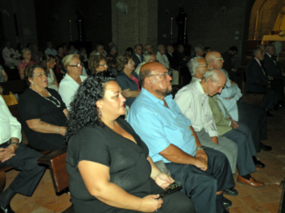Sevilla. Antonio Melado Prado Pregono el XXVII Canto Poético a la Stma. Virgen de la Aurora. 