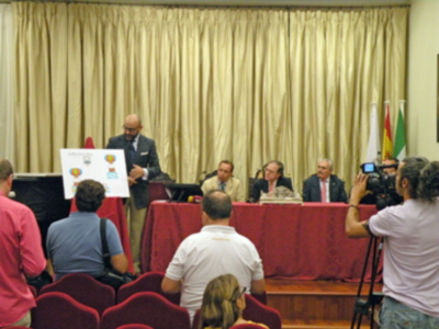 Sevilla. El Ateneo Sevillano presento los nuevos diseño de las carrozas de la  cabalgata de Reye 2013.