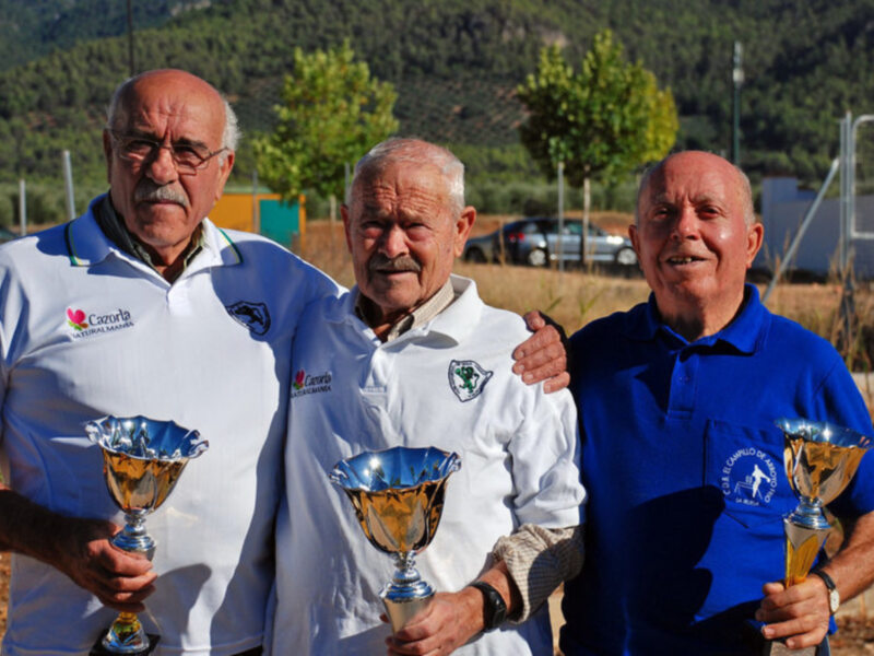 El cazorleño José Miguel Nieto, Campeón de España de Bolo Andaluz Valle en la máxima categoría.