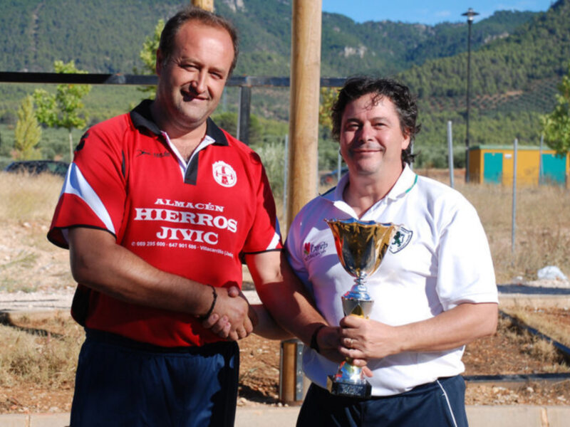 El cazorleño José Miguel Nieto, Campeón de España de Bolo Andaluz Valle en la máxima categoría.