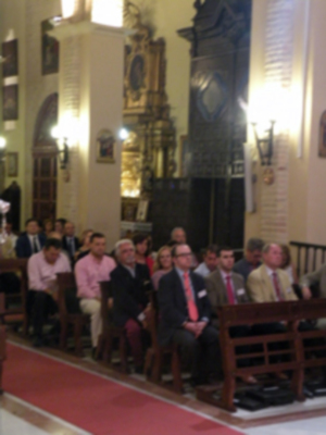 Provincia.D. Fernando Rodríguez- Solís exalto con su audiovisual, las anécdotas y curiosidades de las Hermandades del Dulce nombre del niño Jesús en Alcalá del Río.