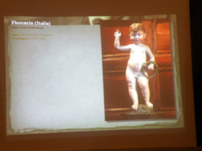 Provincia. Benjamín Domínguez, diserto una ponencia sobre el arte de la imaginería del Dulce nombres de Jesús, en la corporación del Nazareno de Alcalá del Río.