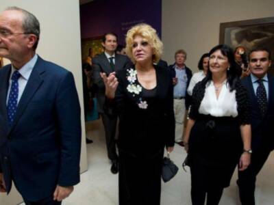 La baronesa Thyssen en Málaga tras el acercamiento a su hijo Borja