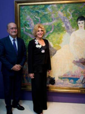 La baronesa Thyssen en Málaga tras el acercamiento a su hijo Borja