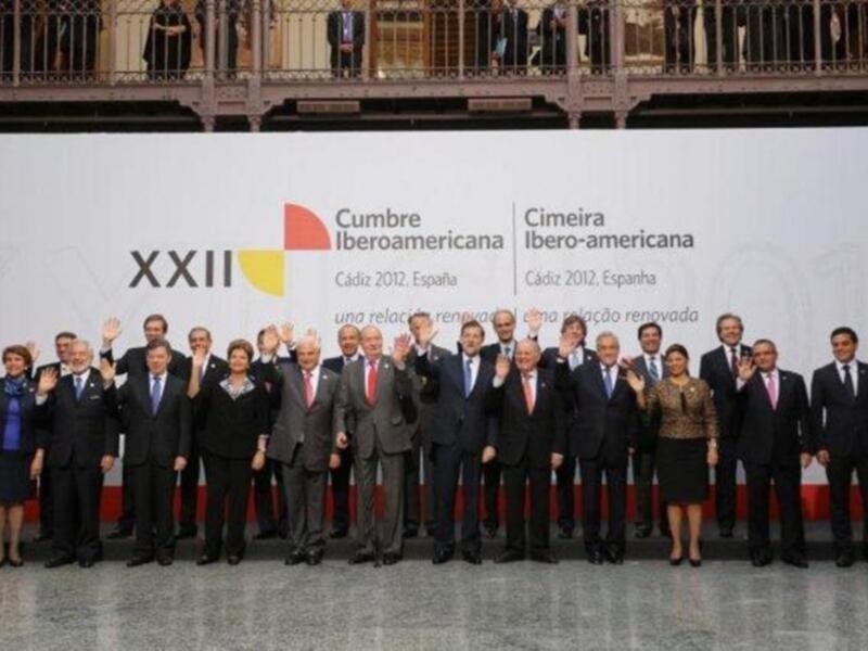 El rey en la cumbre iberoamericana