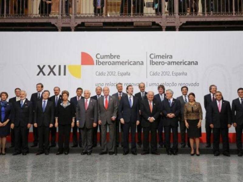 El rey en la cumbre iberoamericana