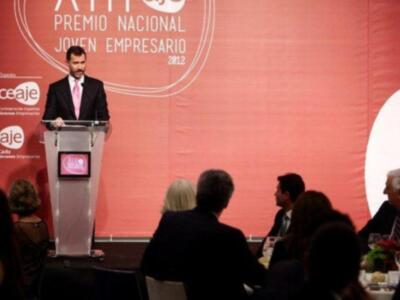 Los príncipes de Asturias en Cádiz para entregar el XIII premio nacional joven empresario