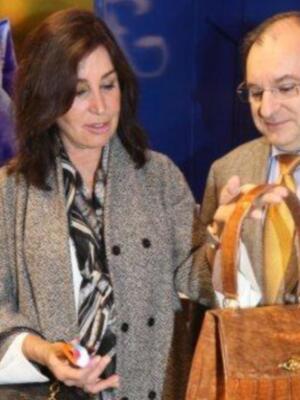 Carmen Martínez Bordiú inaugura el salón del caballo en Sevilla