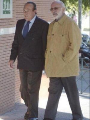 Curro Romero y Michel, despiden a un buen amigo el ganadero Gabriel Rojas