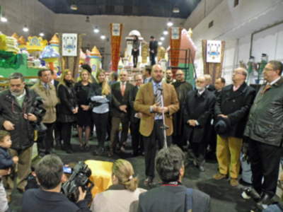 La entronización del Niño Jesús en la carroza del Nacimiento