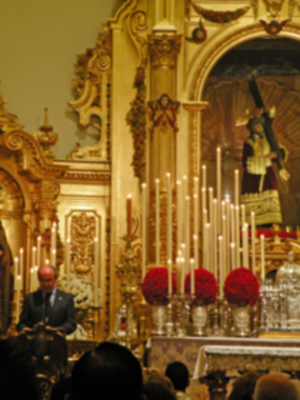 Sevilla. Cultos de Quinario en honor al Gran Poder de Sevilla.