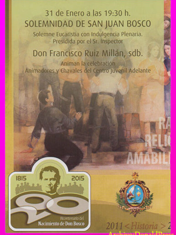 Hoy día de San Juan Bosco, te invitamos a ver Don Bosco, La Película.